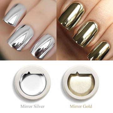 Mirror Silver & Gold Gel 2pcs Set - 1